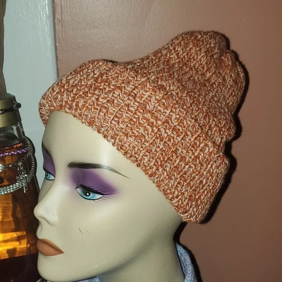 Handmade Knit Beanie / Knitted Stocking Cap - Picture 3 of 3